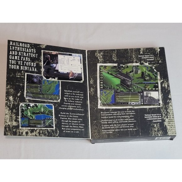 Railroad Tycoon 2‎ PC Big Box Pre-Owned Excellent condition. Smoke free home. - Picture 6 of 7